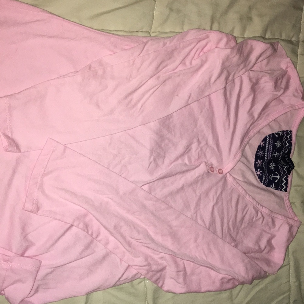 Pink long sleeve shirt